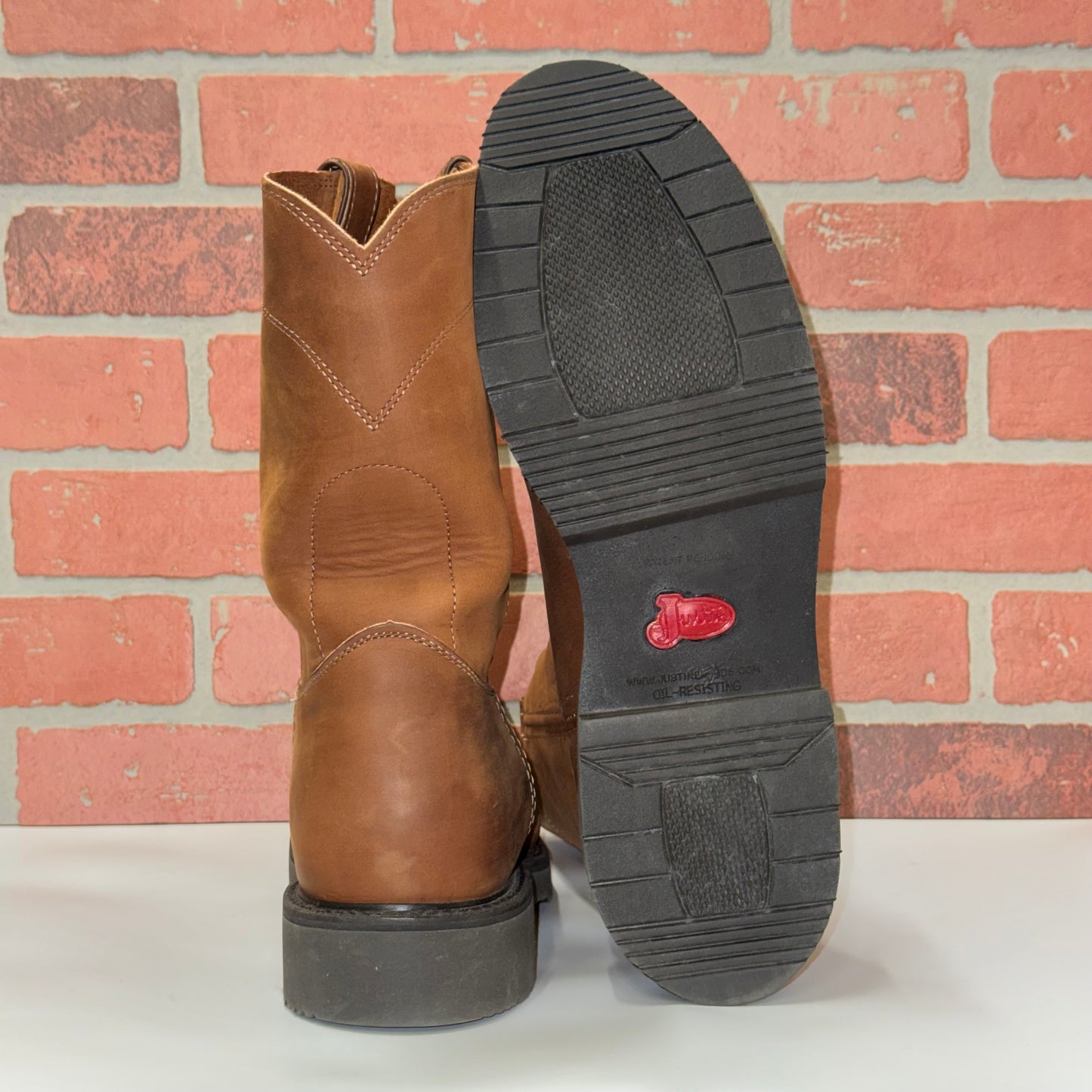 Justin 4795 CARGO STEEL TOE 10" DOUBLE COMFORT® SYSTEM BARK