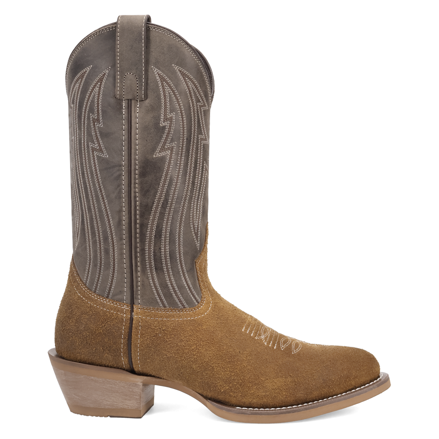 Laredo 70037 Men 12'' Tan Taupe Maverick R Toe Boot