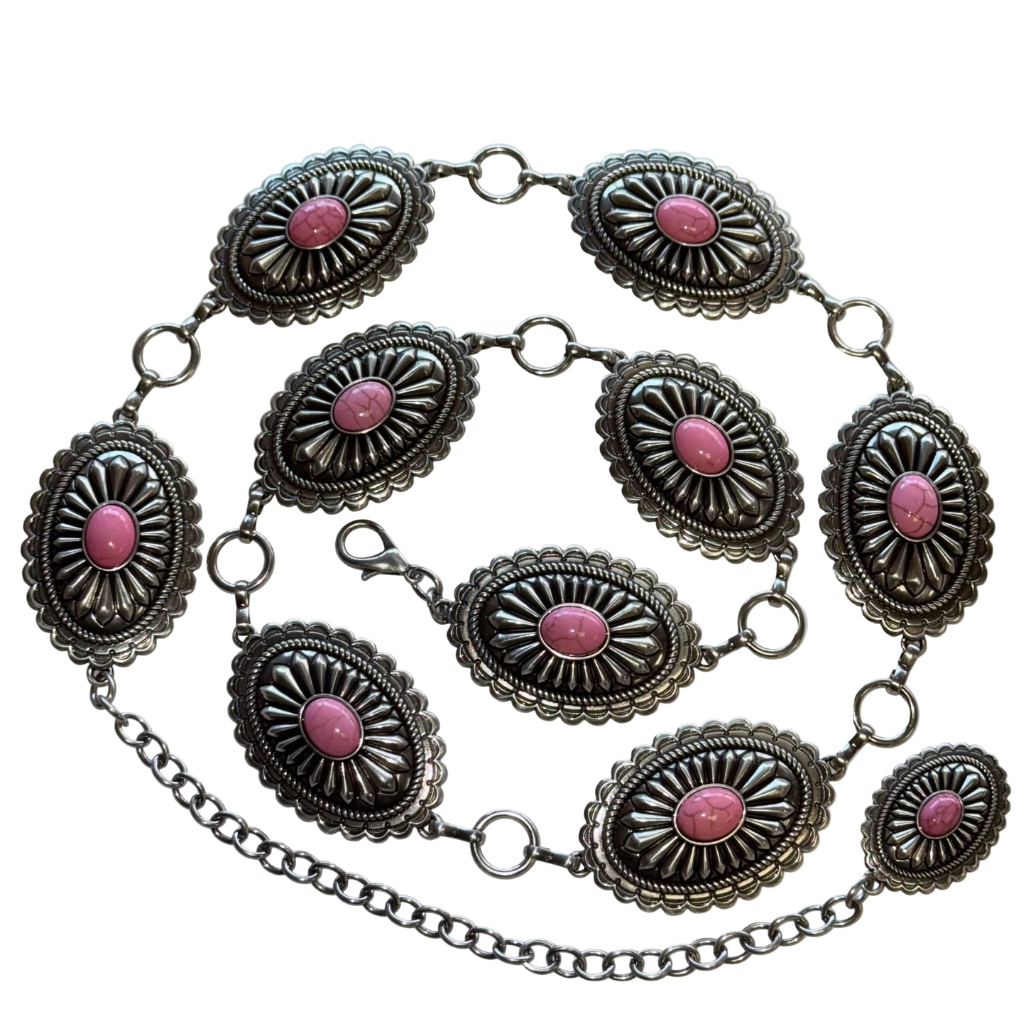 ARIAT A1515830 Ladies Chain Belt Pink