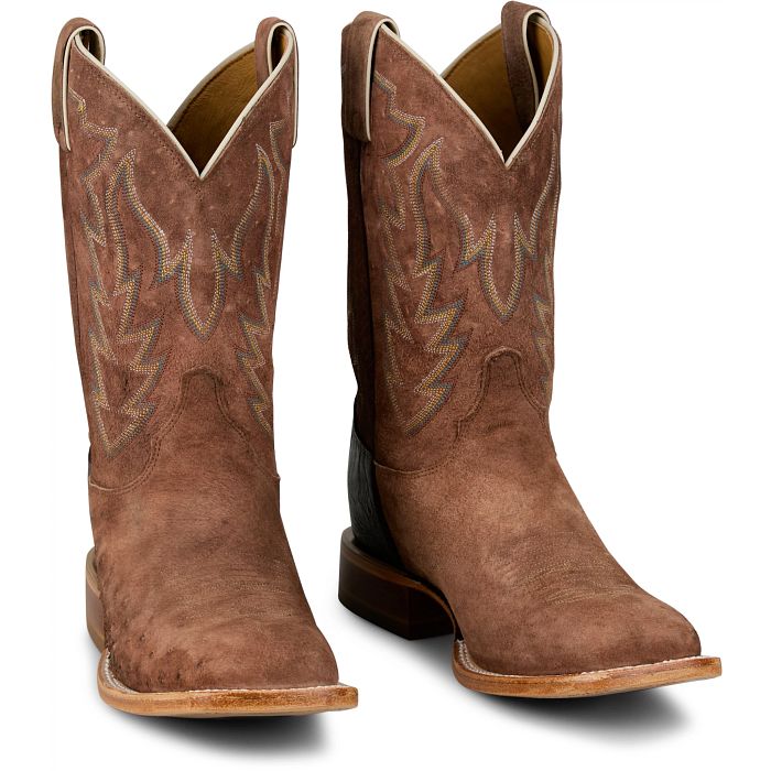 Justin CX5082 Quincy Brown Sueded Smooth Ostrich – Jones Boots