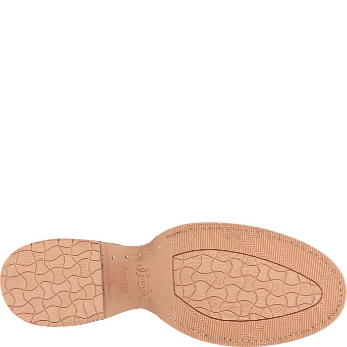 Justin CJ2045 Clanton Khaki Cowhide Round Toe