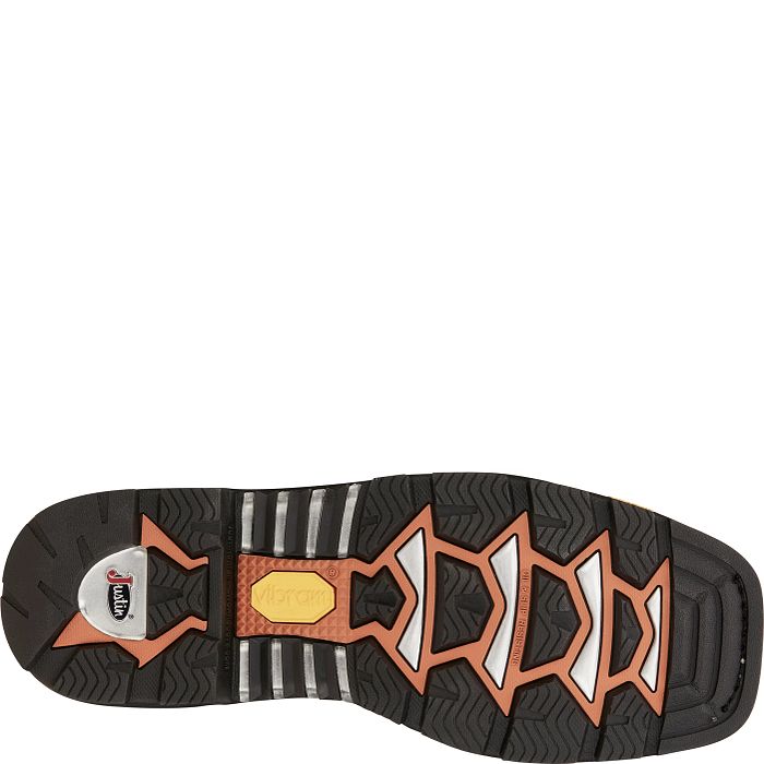 Justin CR2152 Frontline Hiviz 11” Waterproof Nano Comp Toe