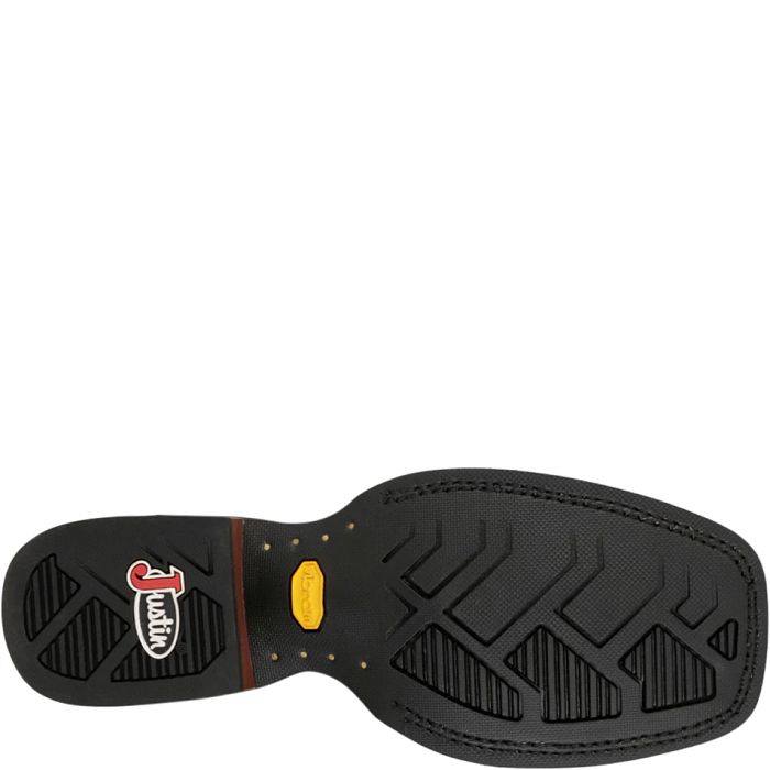 Justin FN4151 Crazy Buck Black Cowhide Chelsea Boot Vibram® Sole