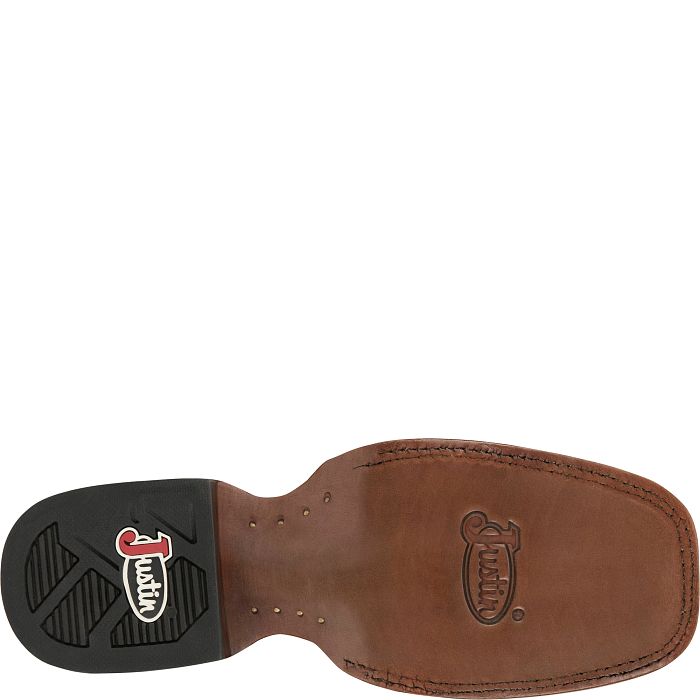 Justin FN4201 MISS ELLIE WARM TAUPE COWHIDE 11'' SQUARE TOE