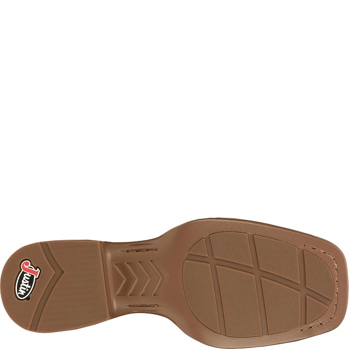 Justin UN7152 Pickett 11'' Western Peanut / Navy