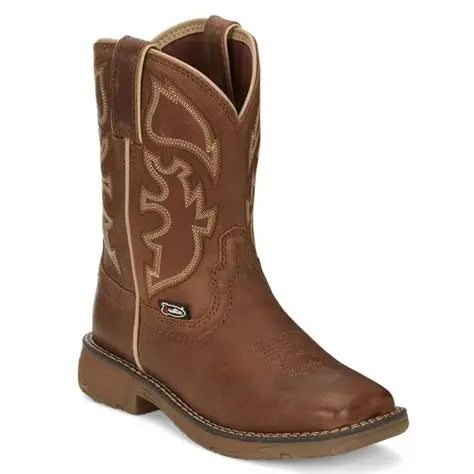 Justin JK4330 Rush Junior Saddle Tan Cowhide