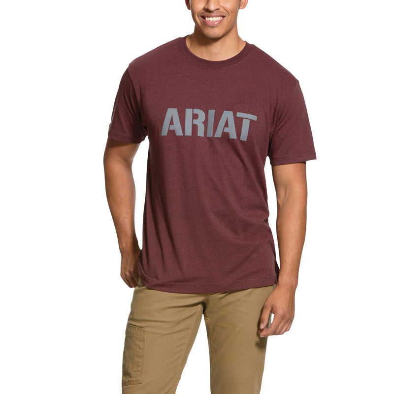 Ariat 10030289 Rebar Cotton Strong Color Block SS T-Shirt