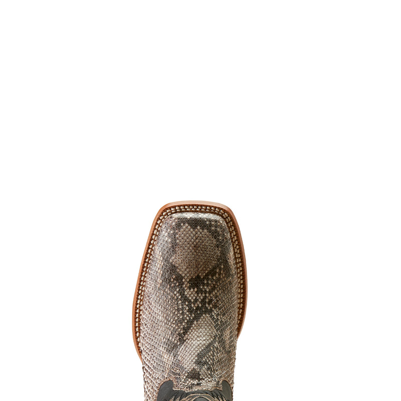 Ariat 10047081 Dry Gulch Tan Python Ancient Black