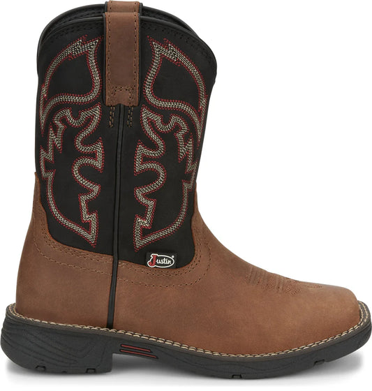 Justin JK4337 8” Rush Junior Tan Cowhide
