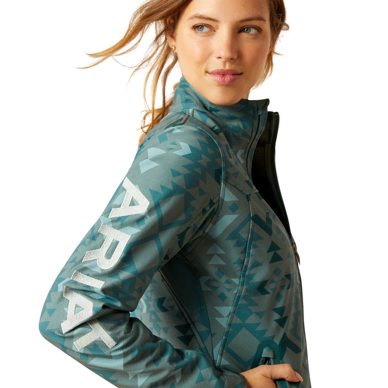 Ariat 10046488 New Team Softshell Print Jacket Pinewood