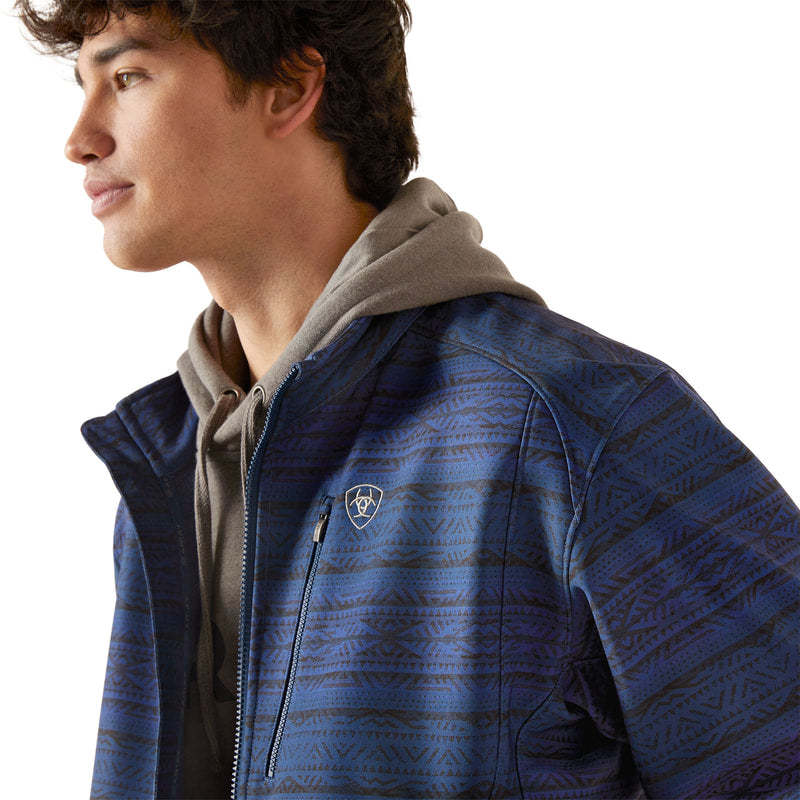 ARIAT 10046789 Logo 2.0 Softshell Jacket MIDSUMMER NIGHT/ROCK CLIMB