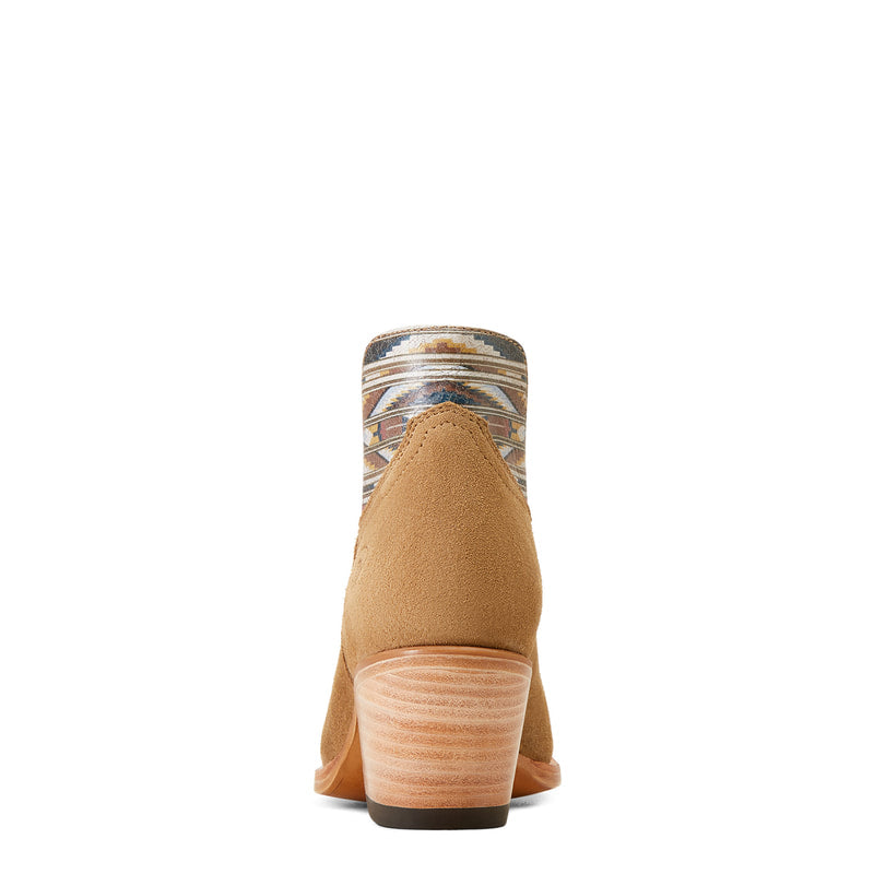 Ariat 10046971 Hazel Chimayo Dijon Roughout/Santa Fe Mustard