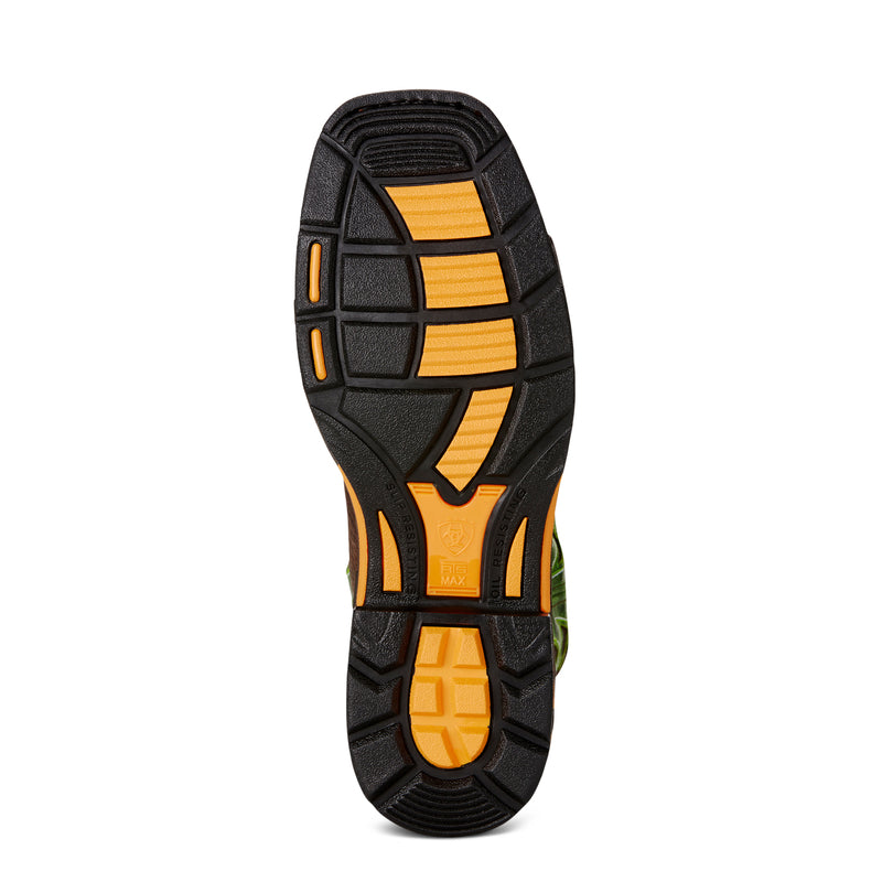 Ariat 10020083 WORKHOG WSQ VENTTEK BRUIN BRN/GRN