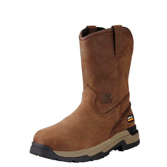 Ariat 10020094 MasterGrip Pull-On SD Composite Toe Work Boot OILY DISTRESSED BROWN
