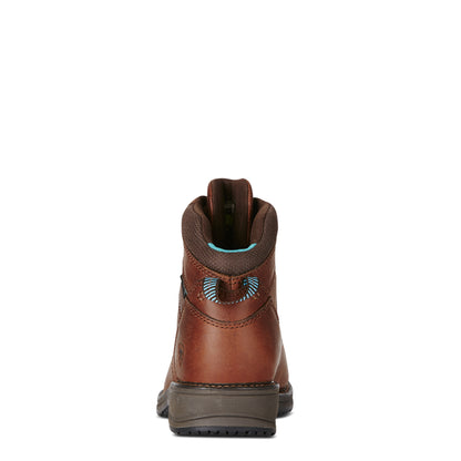 Ariat 10020097 Casual Work Mid Lace Static Dissipative Composite Toe Work Boot Nutty Brown