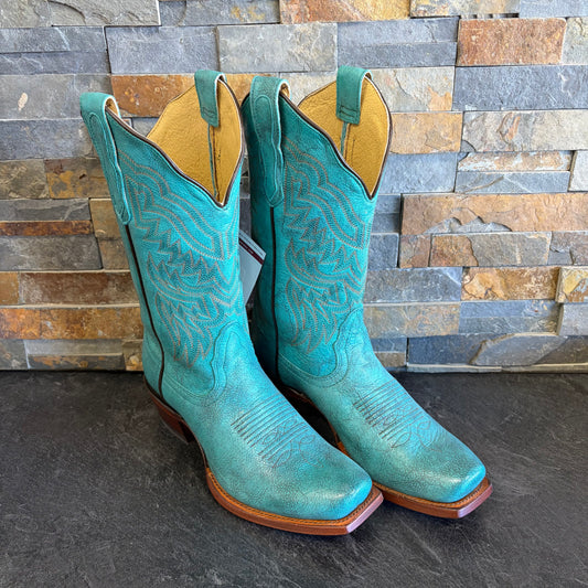 Nocona NL7070 Jessy Turquoise Cowhide Cutter Toe