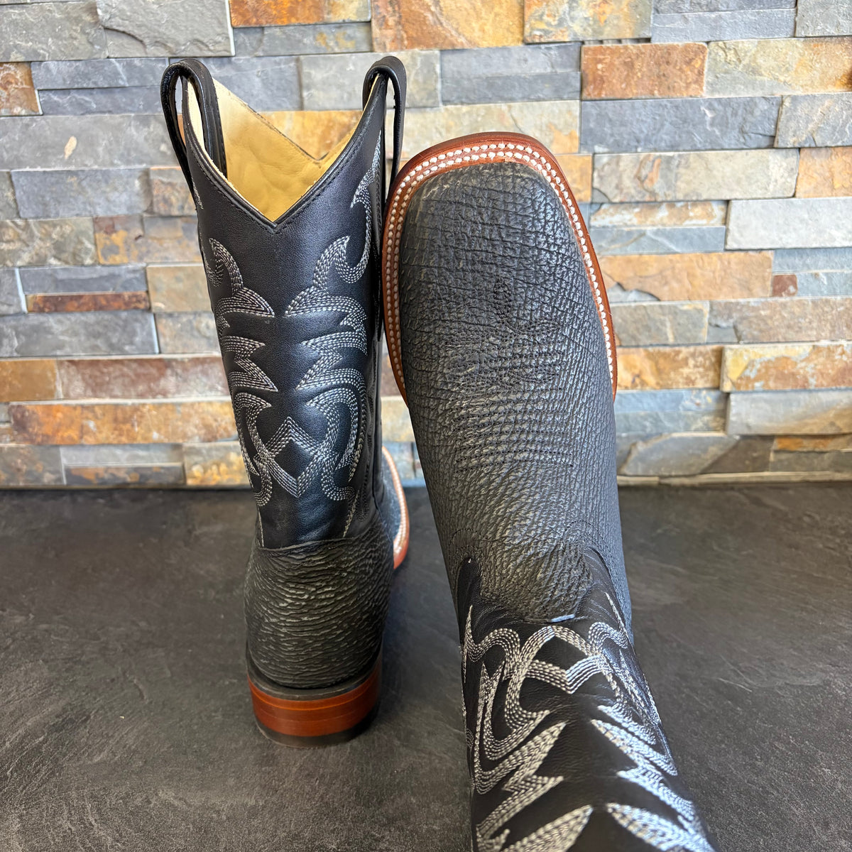 Los Altos 16651021218 Dark Gray Shark Wide Square Toe Size 10EE