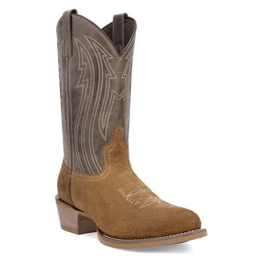 Laredo 70037 Men 12'' Tan Taupe Maverick R Toe Boot