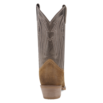 Laredo 70037 Men 12'' Tan Taupe Maverick R Toe Boot