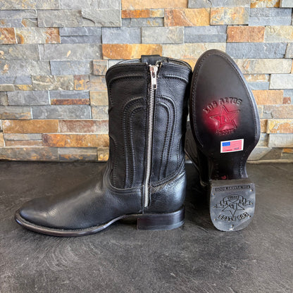Los Altos 8164891432-9EE Black Zipper Roper Size 9EE