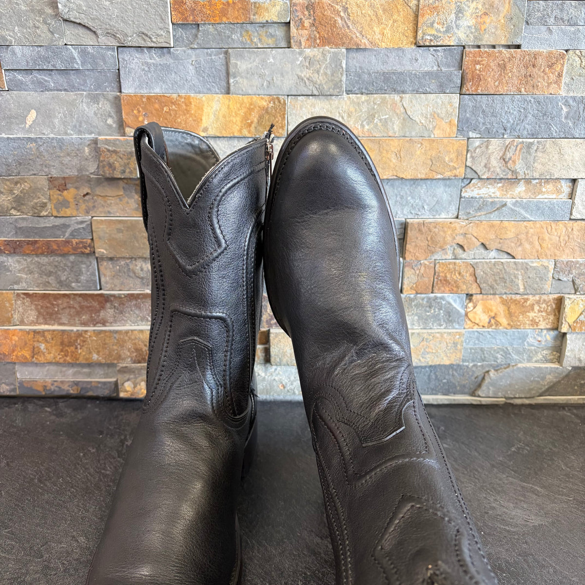 Los Altos 8164891432-9EE Black Zipper Roper Size 9EE