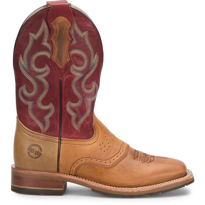 Double H DH8556 Odie Red Saddle Vamp ICE