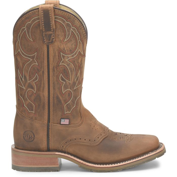 Double H DH3560 Jase 11" Domestic Wide Square Toe ICE™ Roper