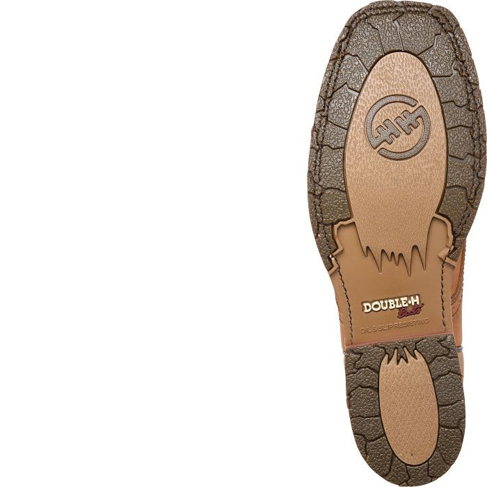 Double H DH8556 Odie Red Saddle Vamp ICE