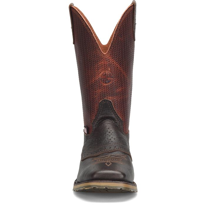 Double H DH4654 Baler Brown Distressed Bison