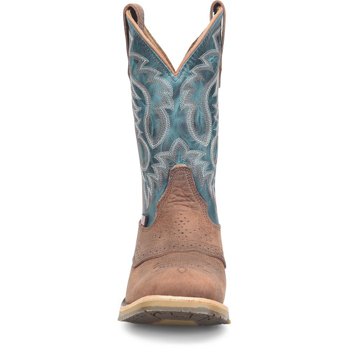 Double H DH4672 Hudson Blue Top 11'' I.C.E Saddle Vamp