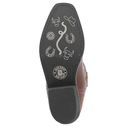 Dan Post DPC3903 Giselle Brown Flower Kids Boot