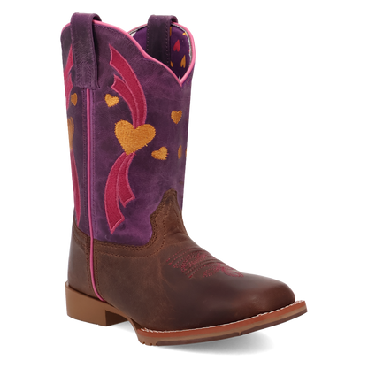 Dan Post DPC4023 Tan Purple Lottie Kids Boot