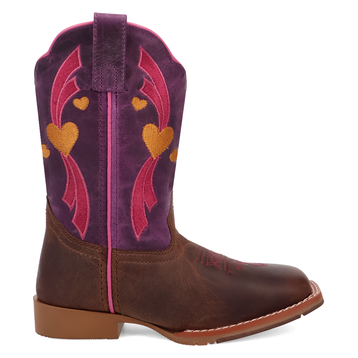 Dan Post DPC4023 Tan Purple Lottie Kids Boot