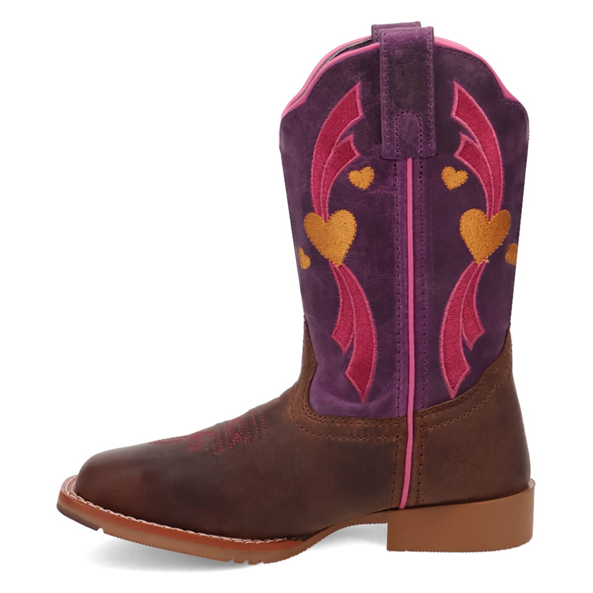 Dan Post DPC4023 Tan Purple Lottie Kids Boot