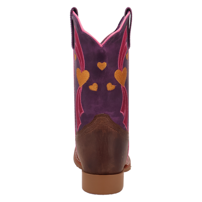 Dan Post DPC4023 Tan Purple Lottie Kids Boot