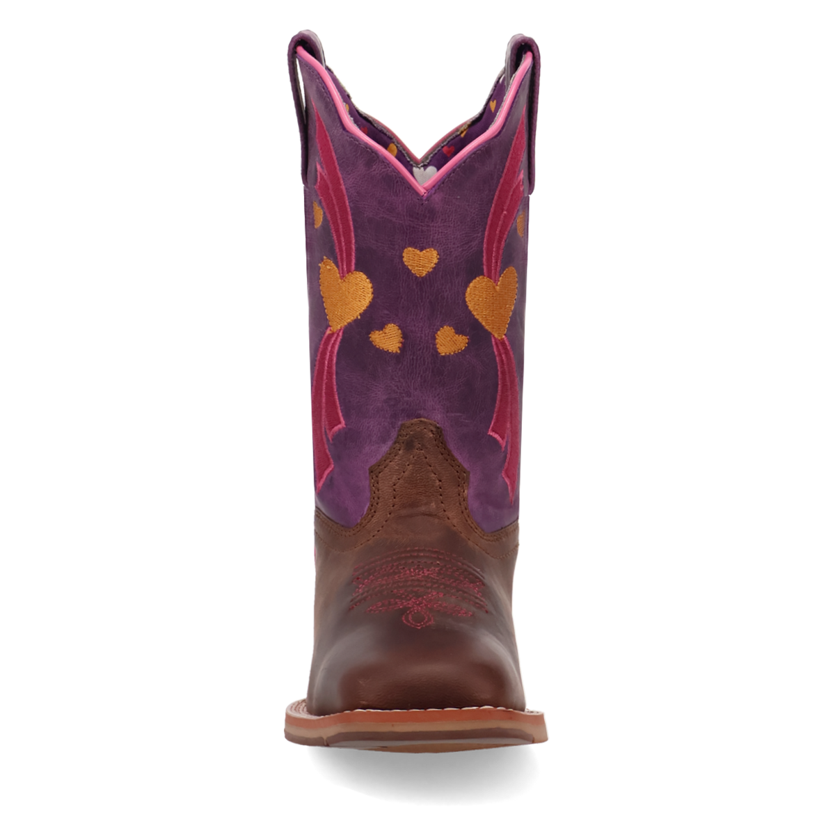 Dan Post DPC4023 Tan Purple Lottie Kids Boot