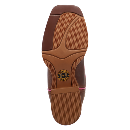 Dan Post DPC4023 Tan Purple Lottie Kids Boot