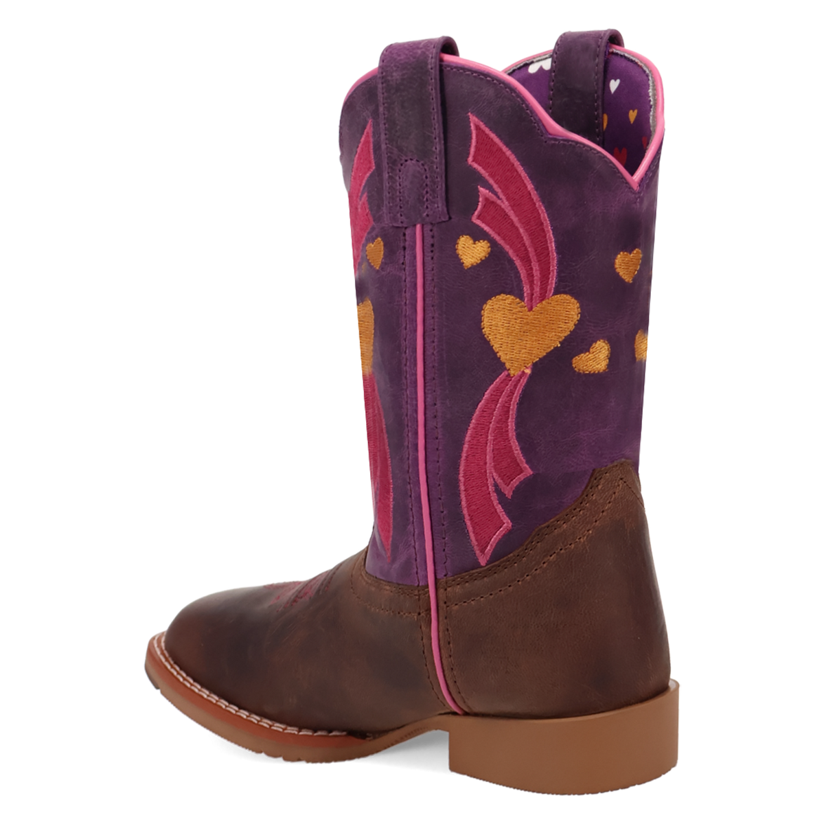 Dan Post DPC4023 Tan Purple Lottie Kids Boot