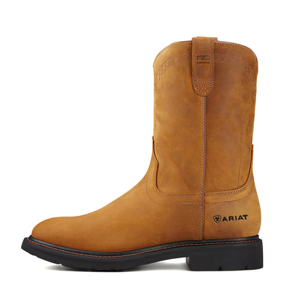 Ariat 10004986 - Men's Sierra Round Toe Work Boot, Aged Bark