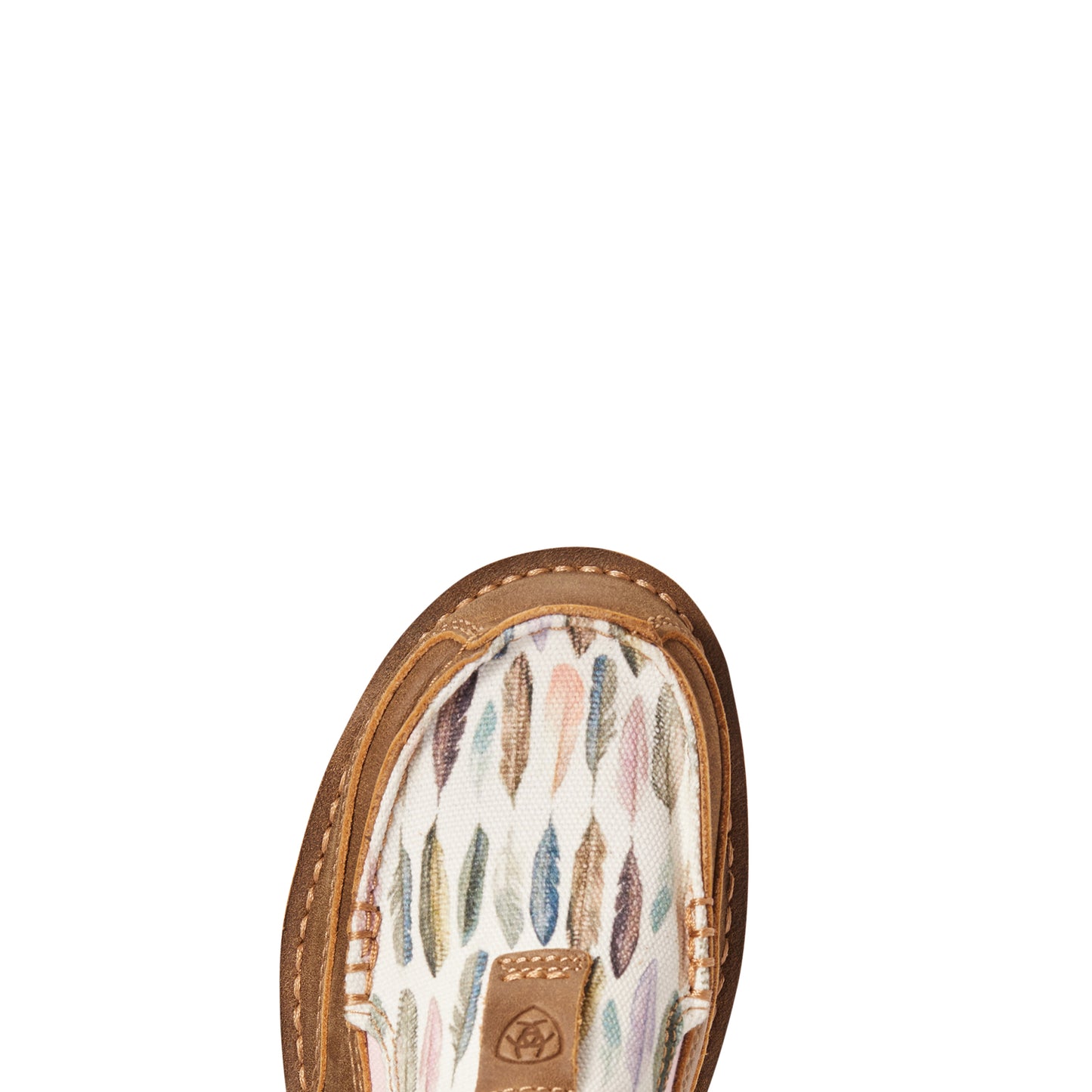 Ariat 10033933 WMS CRUISER BROWN BOMBER/WATERCOLOR FEATHER