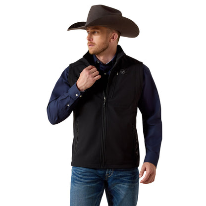 Ariat 10037559 Logo 2.0 Patriot Softshell Vest Black