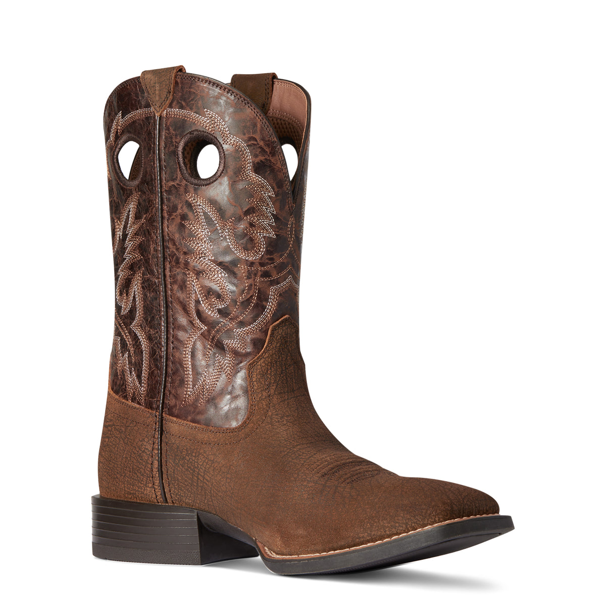 Ariat 10038502 MNS SPORT BUCKOUT ROUGH GINGER/RSTD IRON