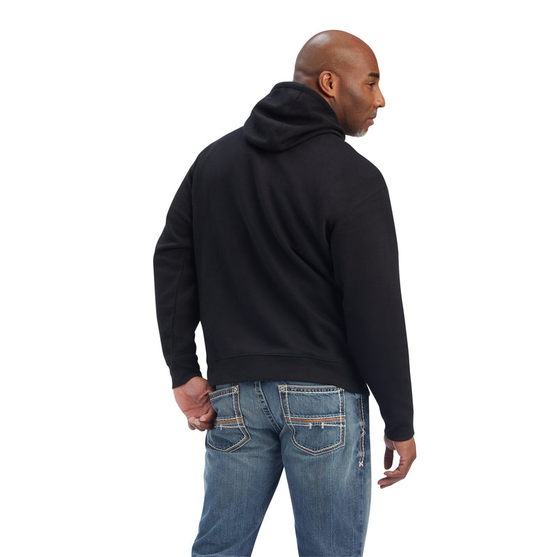 ARIAT 10041711 Fleece Hooded Serape Block Sweatshirt