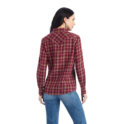 Ariat 10042295 Real Trail Blaze Snap Long Sleeve Shirt Trailblazer Plaid