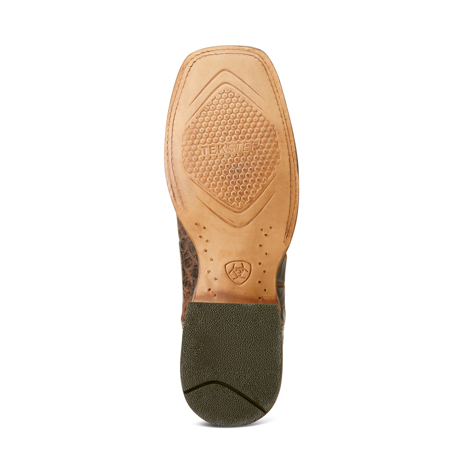 Ariat 10047000 Backwater Brown American Alligator / Rusted Tan SIZE 9.5D