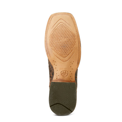 Ariat 10047000 Backwater Brown American Alligator / Rusted Tan SIZE 9.5D