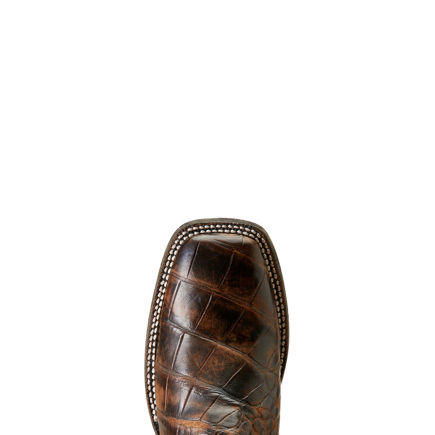 Ariat 10047000 Backwater Brown American Alligator / Rusted Tan SIZE 9.5D