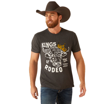Ariat 10047840 Sendero King Cow Short Sleeve T-SHIRT Charcoal