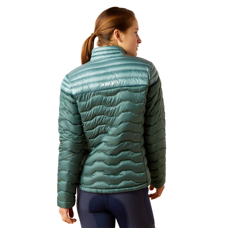 Ariat 10046181 Ideal Down Jacket Iridescent Arctic/Silver Pine