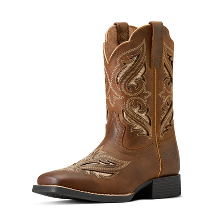 Ariat 10046884 Sassy Brown Round Up Bliss Kids Boot